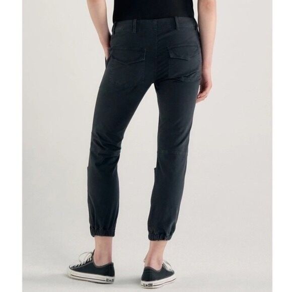 Nili Lotan Cropped French Military Pant | Carbon Gray Size 4 - Picture 2 of 8